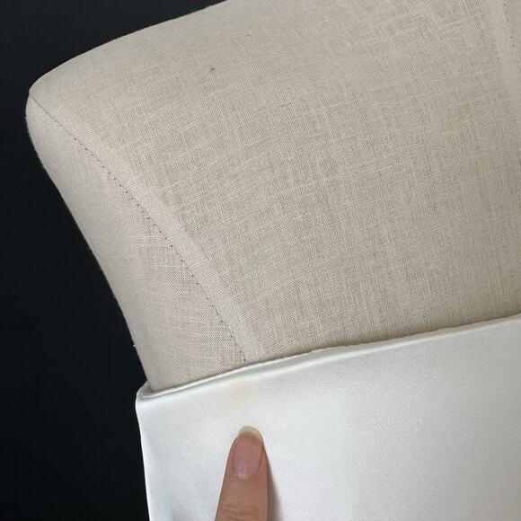 BHLDN Strapless Corset Dress Wedding Rehearsal Minimalist Modern Elegant - Picture 8 of 16